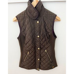 Brown Quilted Vest